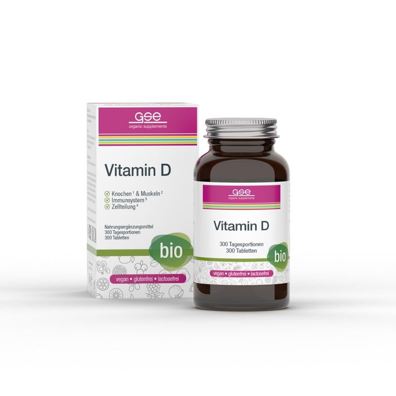 GSE  Vitamin D Compact (Bio), 300 Tabl. à 280 mg - Produktbild