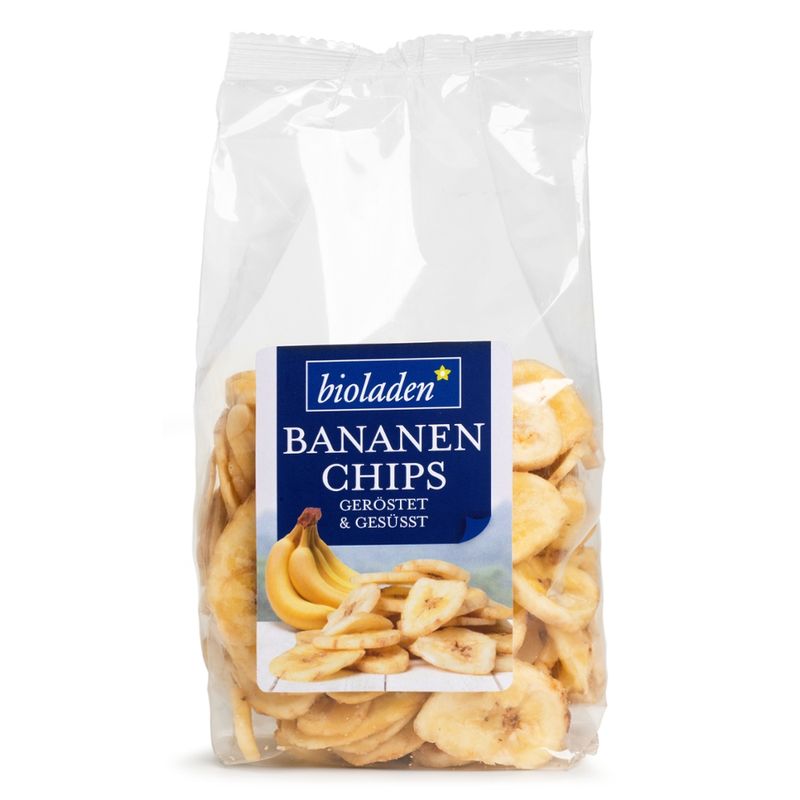 bioladen Bananenchips geröstet & gesüßt - Produktbild