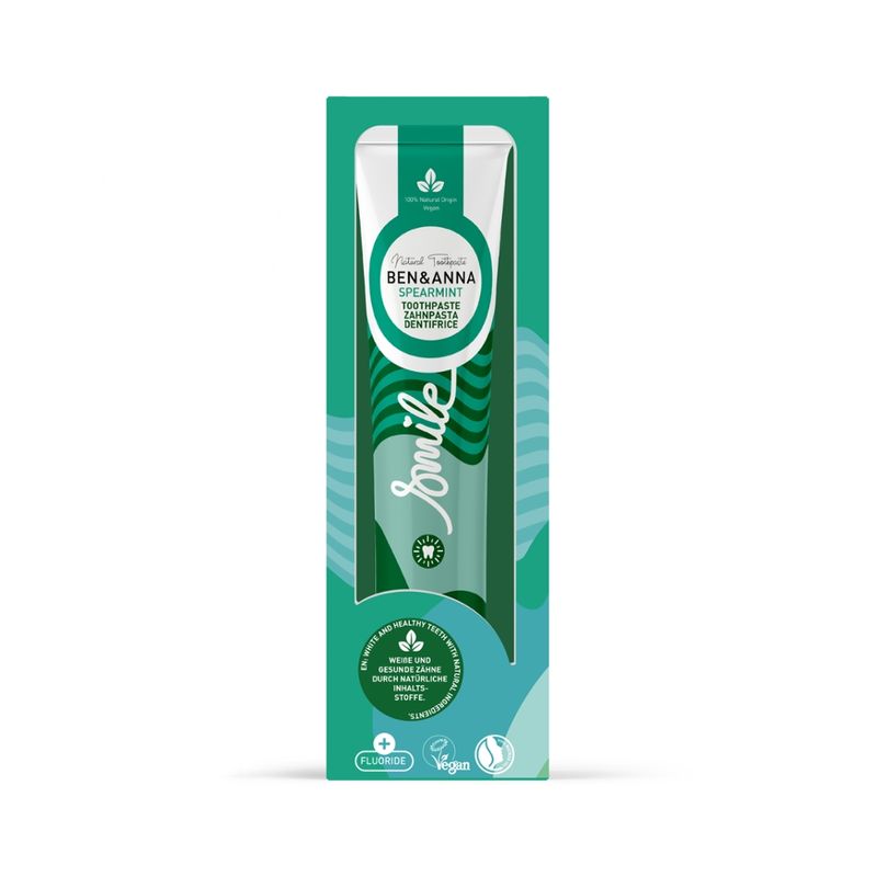 Ben&Anna Natural Care BEN&ANNA Alutube Toothpaste Spearmint 75ml - Produktbild