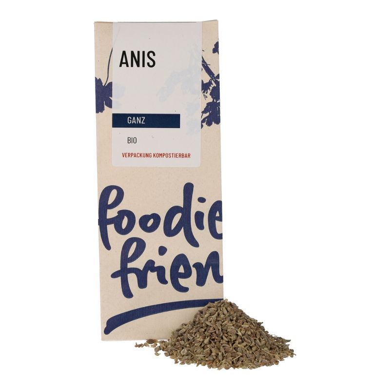 foodie & friends BIO Anis ganz in einer kompostierbaren Tüte - Produktbild