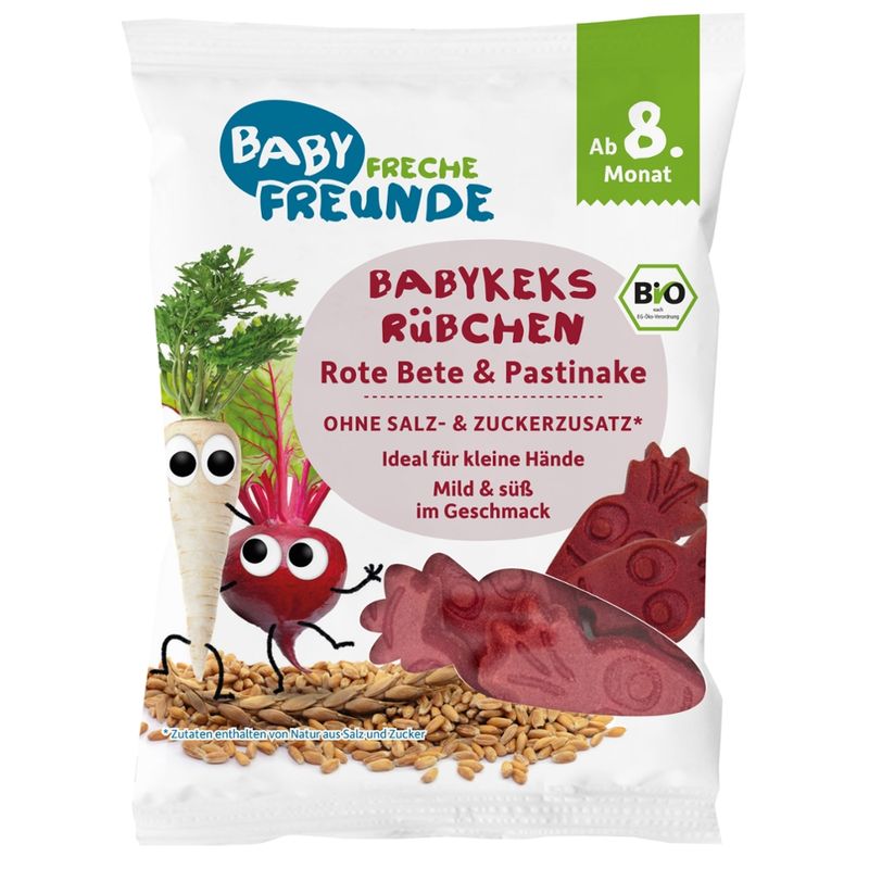 Freche Freunde Freche Freunde Bio Babykeks Rübchen Rote Bete & Pastinake - Produktbild