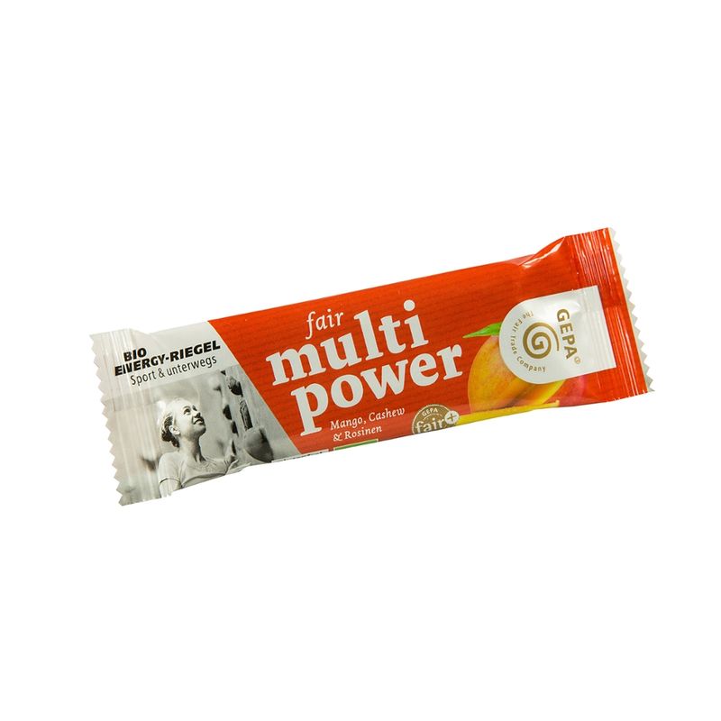 GEPA - The Fair Trade Company Bio Fair Multi Power Mango Fruchtriegel - Produktbild