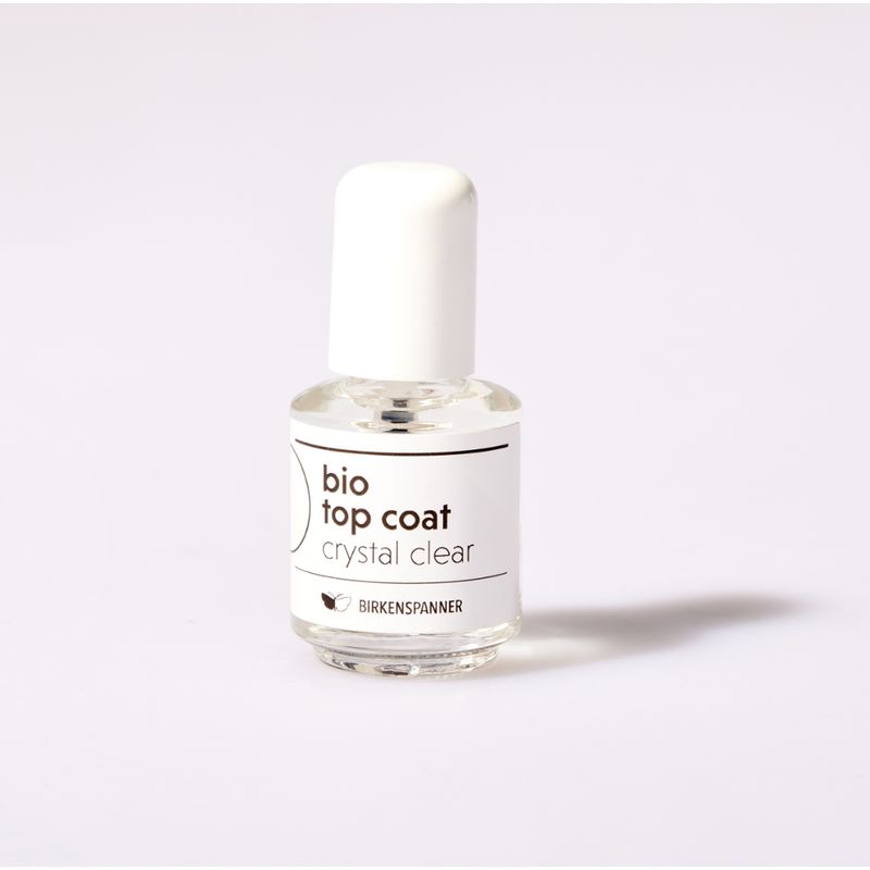 BIRKENSPANNER Bioglitzer Nagellack - Crystal Clear - Top Coat Transparent - Produktbild