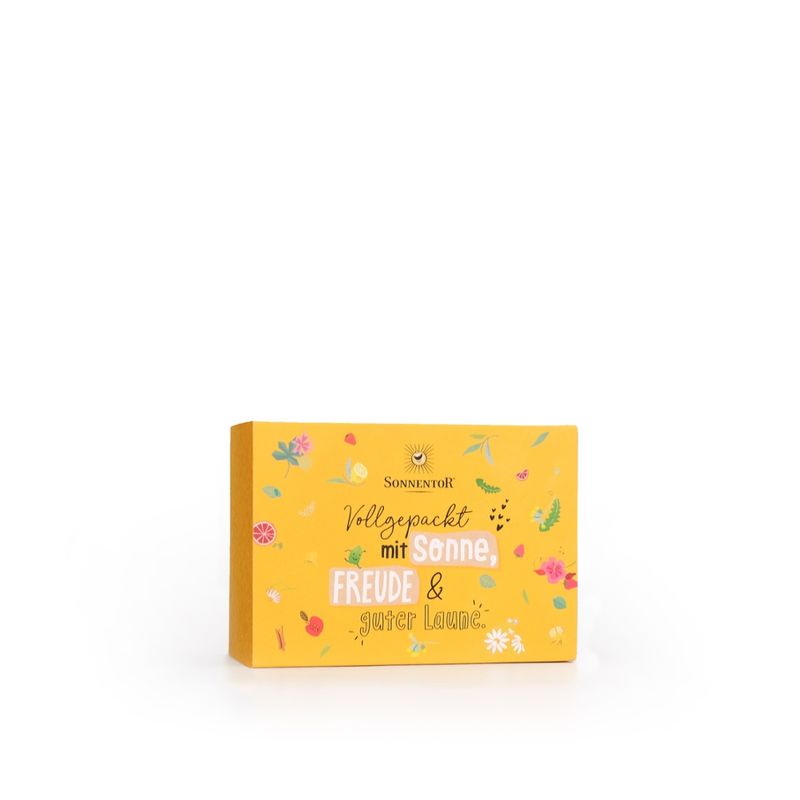 Sonnentor Geschenkkarton leer Freude, XS 19,3x13,9x9 cm - Produktbild