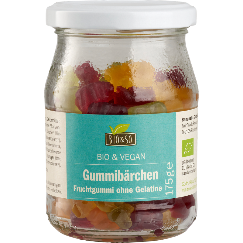 Bio&So Gummibärchen, Fruchtgummi, 175g - Produktbild