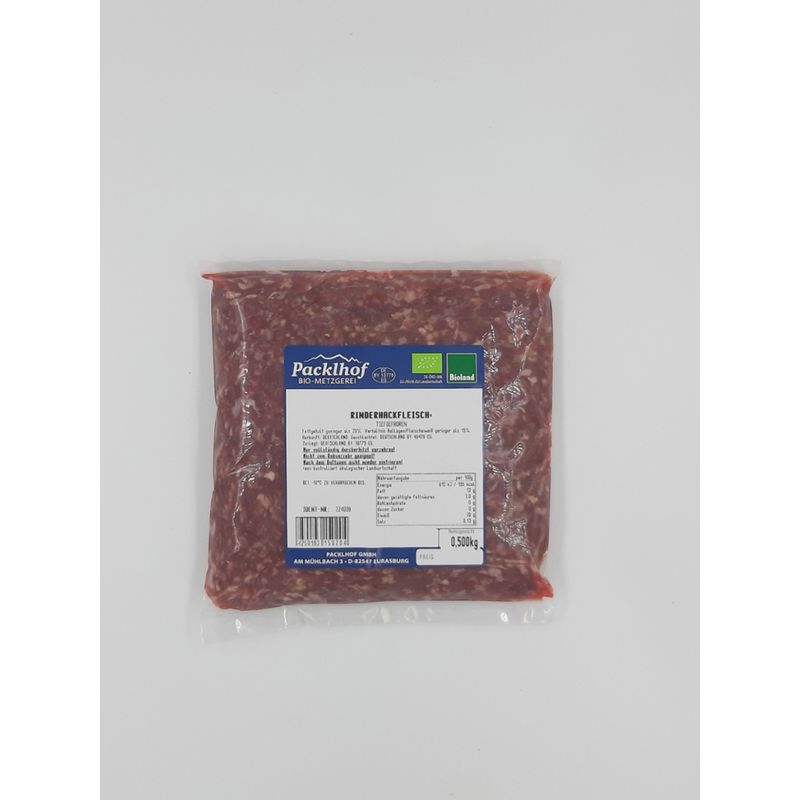 Packlhof Rinder Hackfleisch TK 500 g - Produktbild