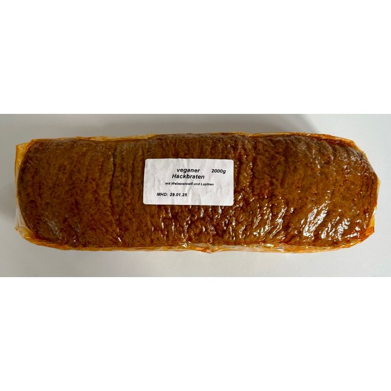Alberts Veganer Hackbraten auf Basis von Weizeneiweiß und Lupine - Produktbild