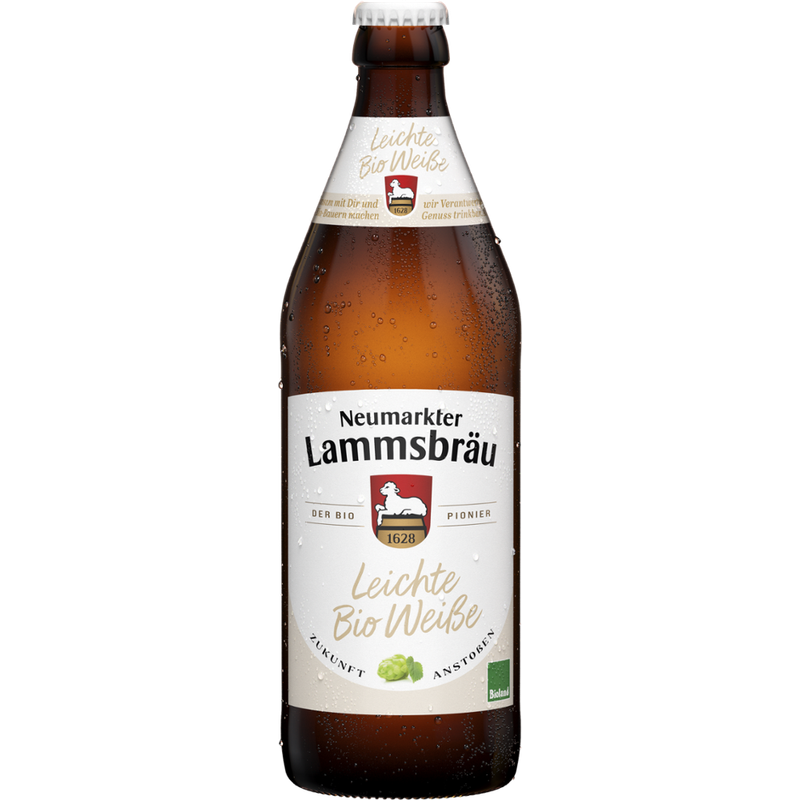 Neumarkter Lammsbräu Neumarkter Lammsbräu Leichte Bio Weiße 0,5l - Produktbild