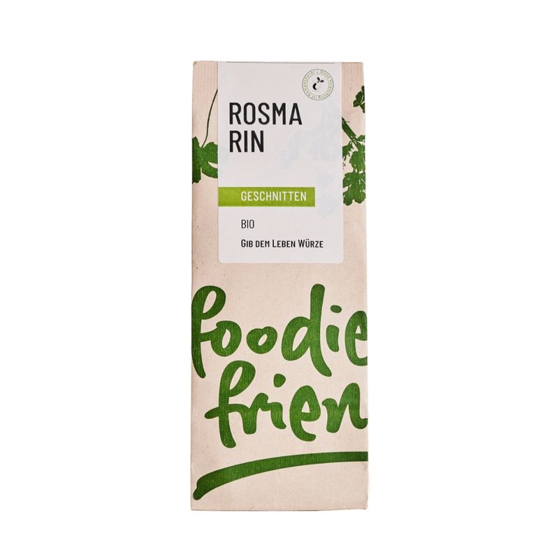 foodie & friends BIO Rosmarin geschnitten in einer kompostierbaren Tüte - Produktbild