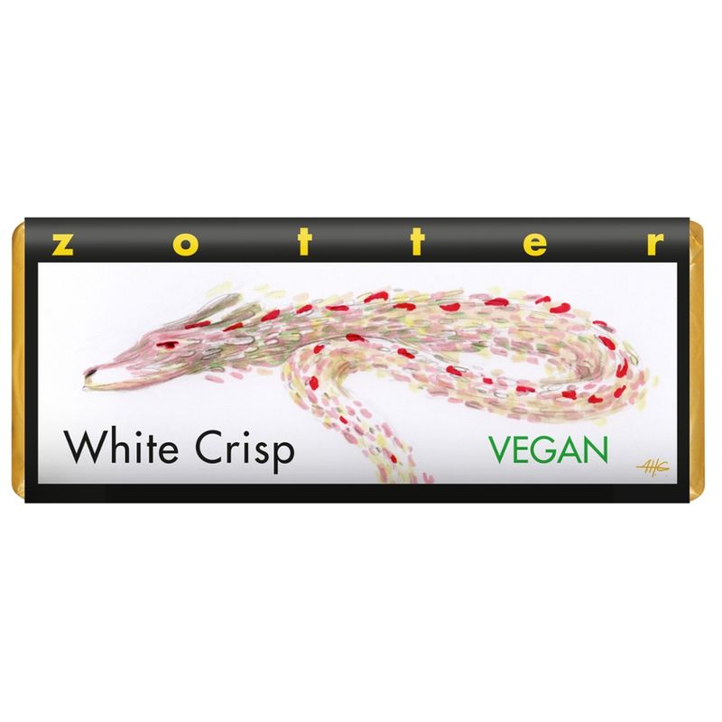 Zotter Schokolade White Crisp VEGAN - Produktbild