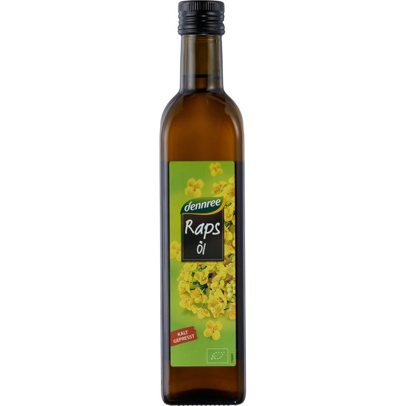 dennree Rapsöl nativ, kalt gepresst - Produktbild