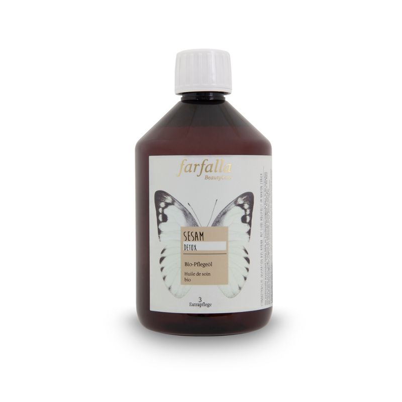 farfalla Sesam, Bio-Pflegeöl, 500ml, Detox - Produktbild