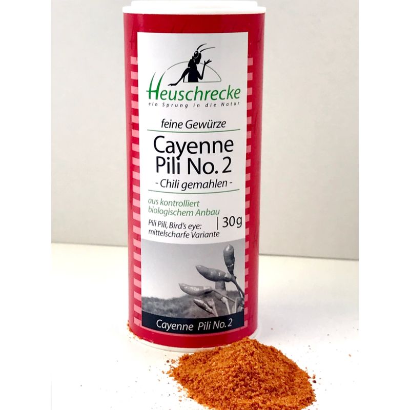 Heuschrecke Cayenne Pili No.2 gemahlen, kbA - Produktbild