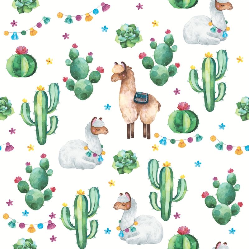 Paper + Design Motivserviette 3-lagig 33x33 cm "Lamas" - Produktbild