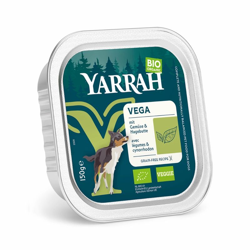 Yarrah Organic Petfood Yarrah Bio Hund Schale Bröckchen getreidefrei vegetarisch - Produktbild