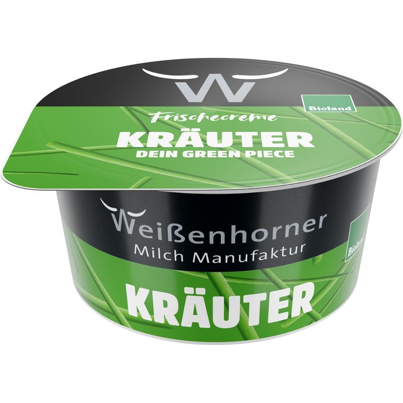 Weißenhorner Milch Manufaktur WH MM Bioland FrischeCreme Kräuter 150g - Produktbild