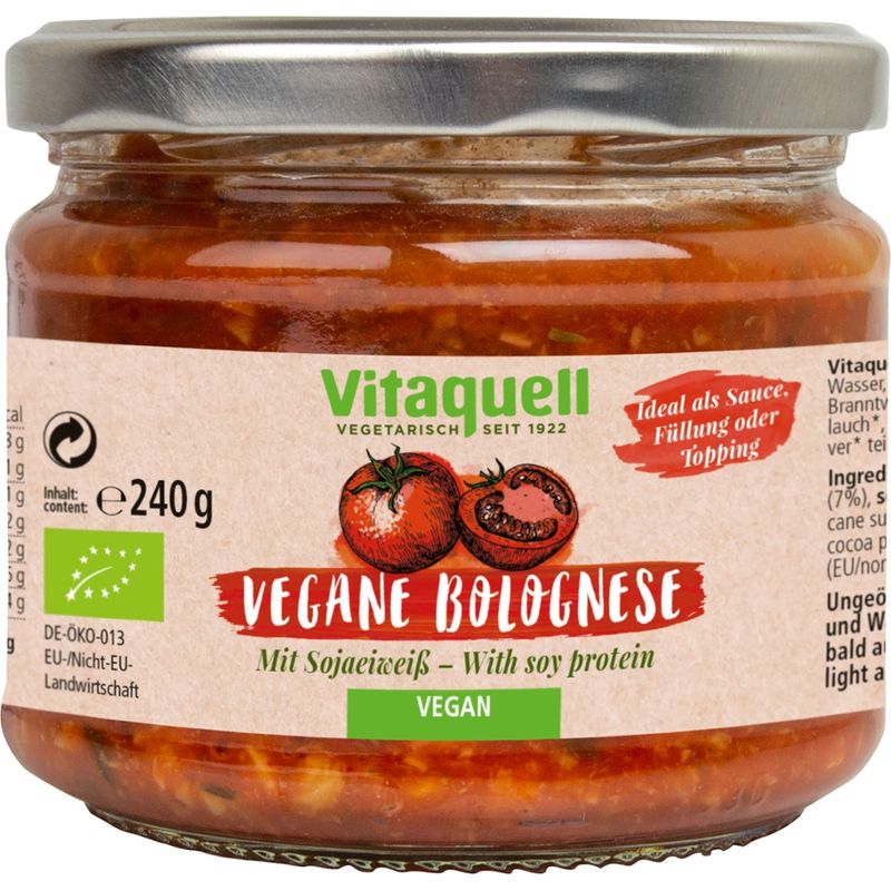 Vitaquell Vegane Bolognese Bio - Produktbild