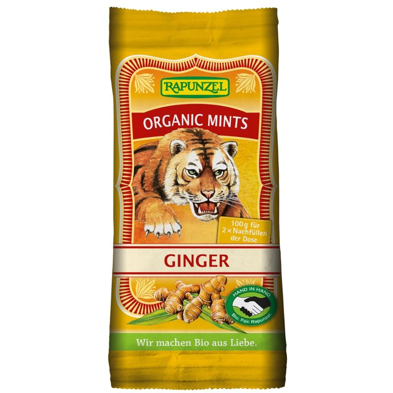 Rapunzel Organic Mints Ginger HIH Nachfüllbeutel - Produktbild