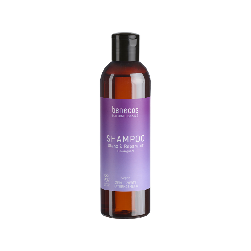 benecos benecos Natural Basics Shampoo Glanz & Reparatur - Bio-Arganöl - Produktbild