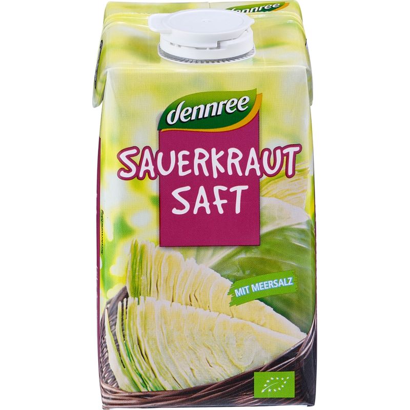 dennree Sauerkrautsaft, mit Meersalz - Produktbild