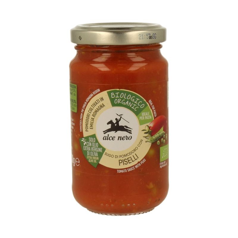 Alce Nero  Tomatensauce mit Erbsen - Produktbild