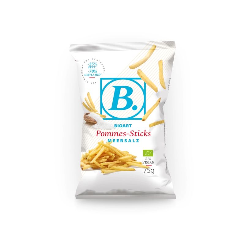 BioArt AG BioArt Bio Kartoffelsticks mit Meersalz 75g - Produktbild