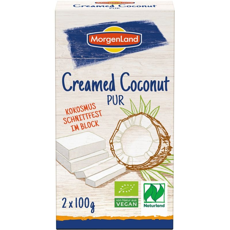 MorgenLand Bio Creamed Coconut pur - Produktbild