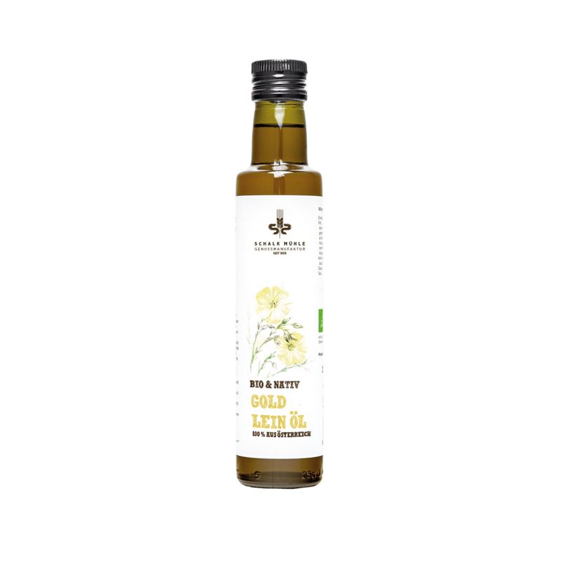 Schalk Mühle 250 ml Bio Österreichisches Goldleinöl - Produktbild