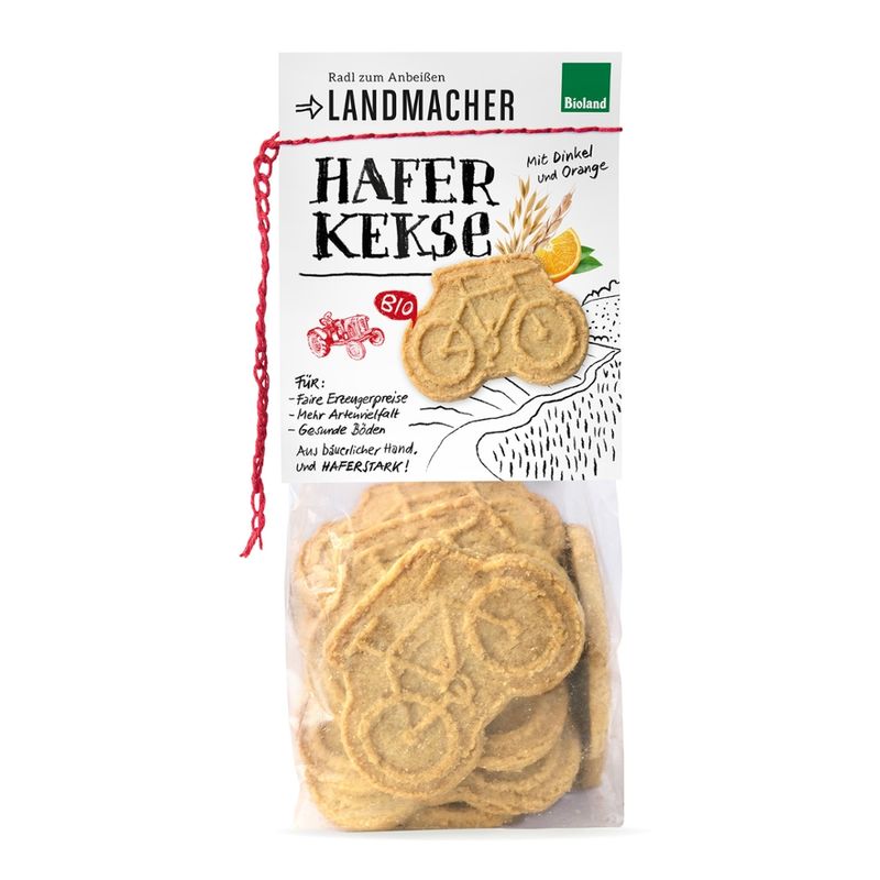 Landmacher Bio-Hafer-Kekse (125g), Bioland - Produktbild