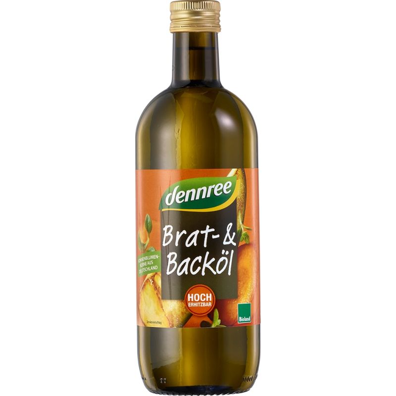 dennree Brat- und Backöl, hoch erhitzbar - Produktbild