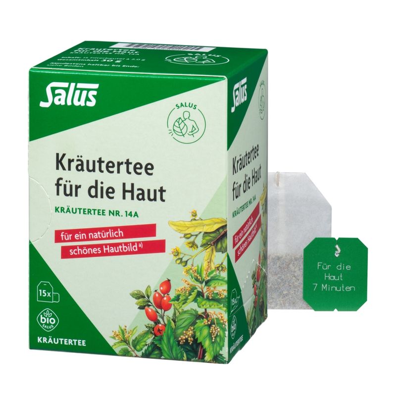 Salus® Salus® Kräutertee für die Haut Nr. 14a bio 15 FB - Produktbild