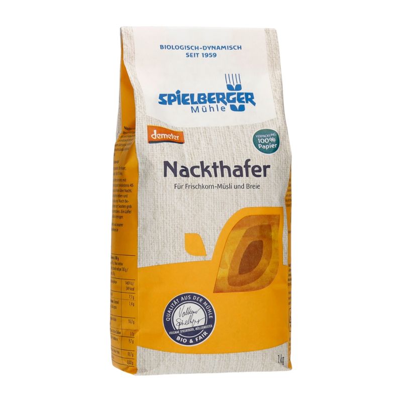Spielberger Mühle Nackthafer, demeter - Produktbild