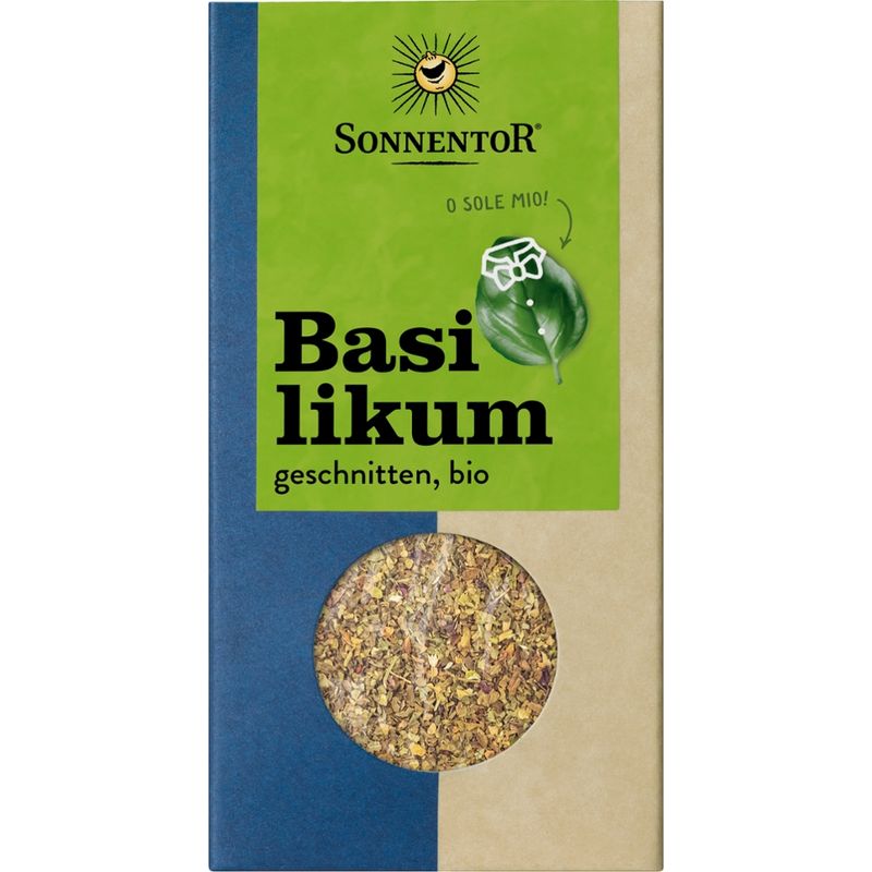 Sonnentor Basilikum geschnitten, Packung - Produktbild