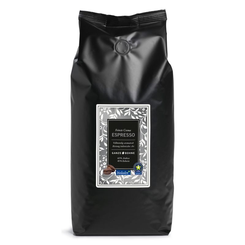 bioladen Espresso ganze Bohne - Produktbild
