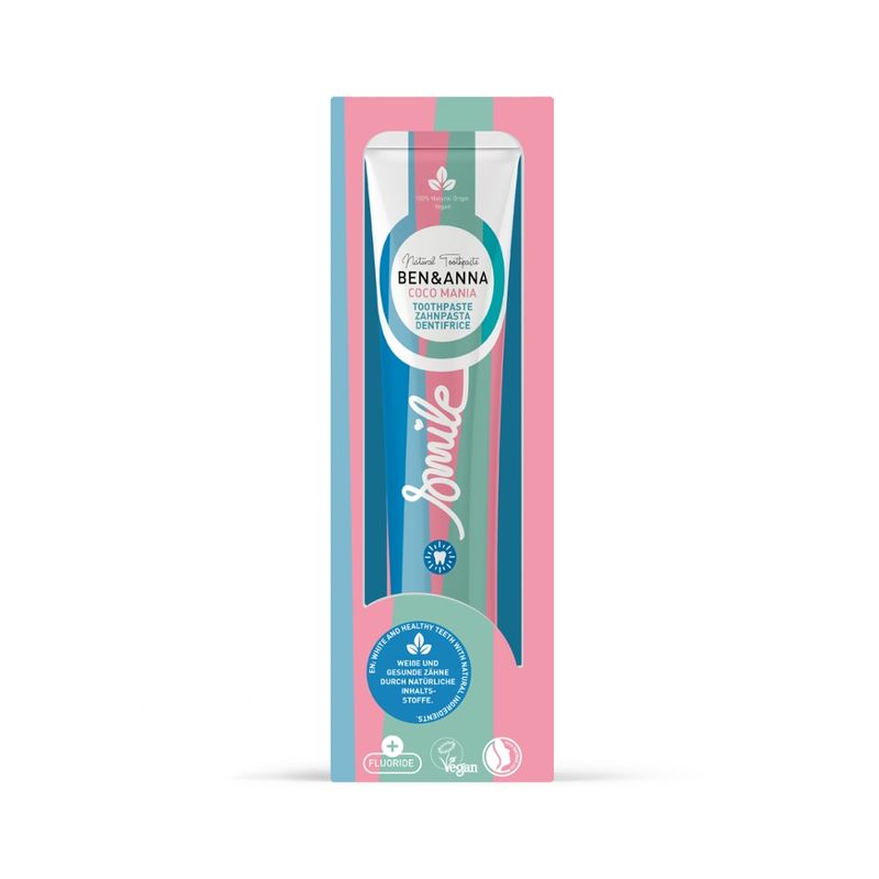 Ben&Anna Natural Care Ben & Anna Toothpaste Alutube "Coco Mania" 75m - Produktbild