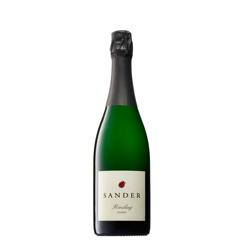 Sander – ökologische Weine Riesling Sekt trocken - Produktbild