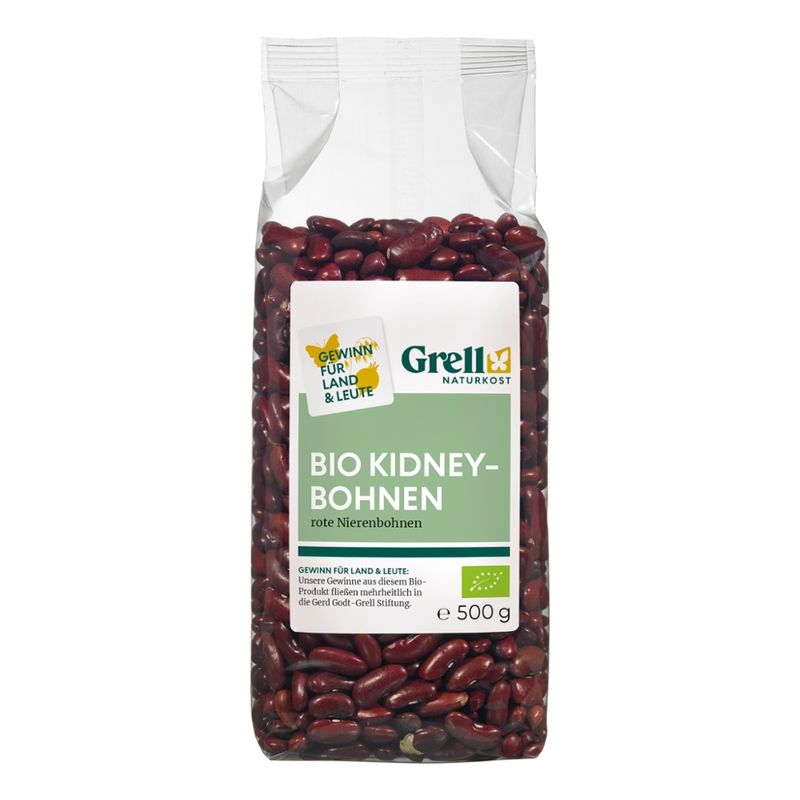 Grell Naturkost Kidneybohnen, rote Nierenbohnen - Produktbild