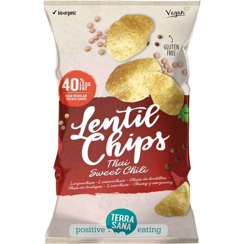 TerraSana Linsenchips Thai Sweet Chili - Produktbild