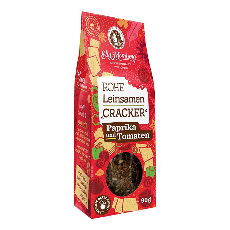 Elly Momberg Elly Momberg - Rohkost-Cracker - Paprika & Tomate - Produktbild