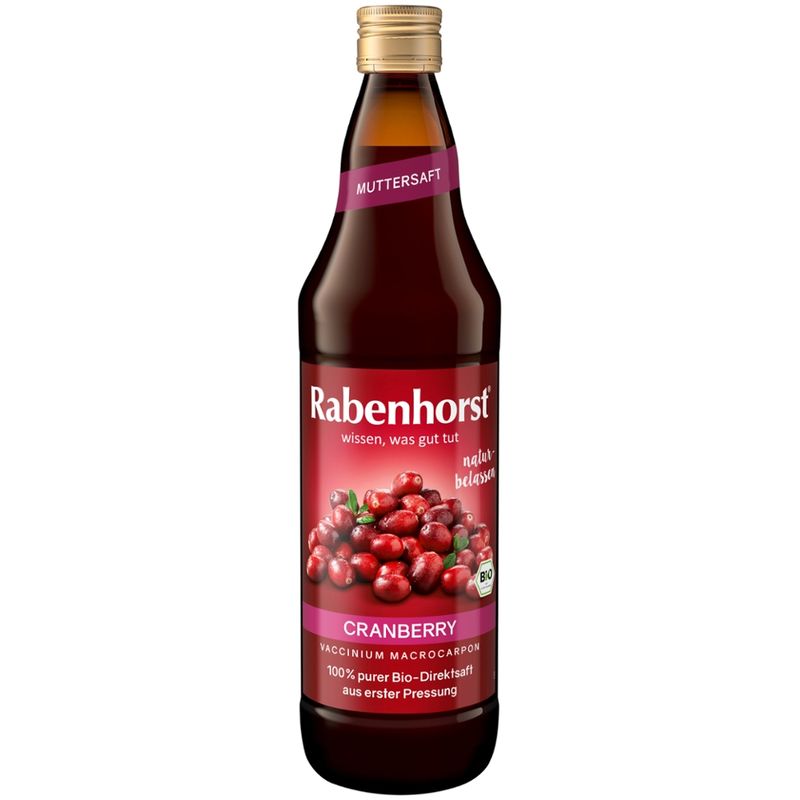 Rabenhorst Rabenhorst Cranberry Muttersaft BIO - Produktbild