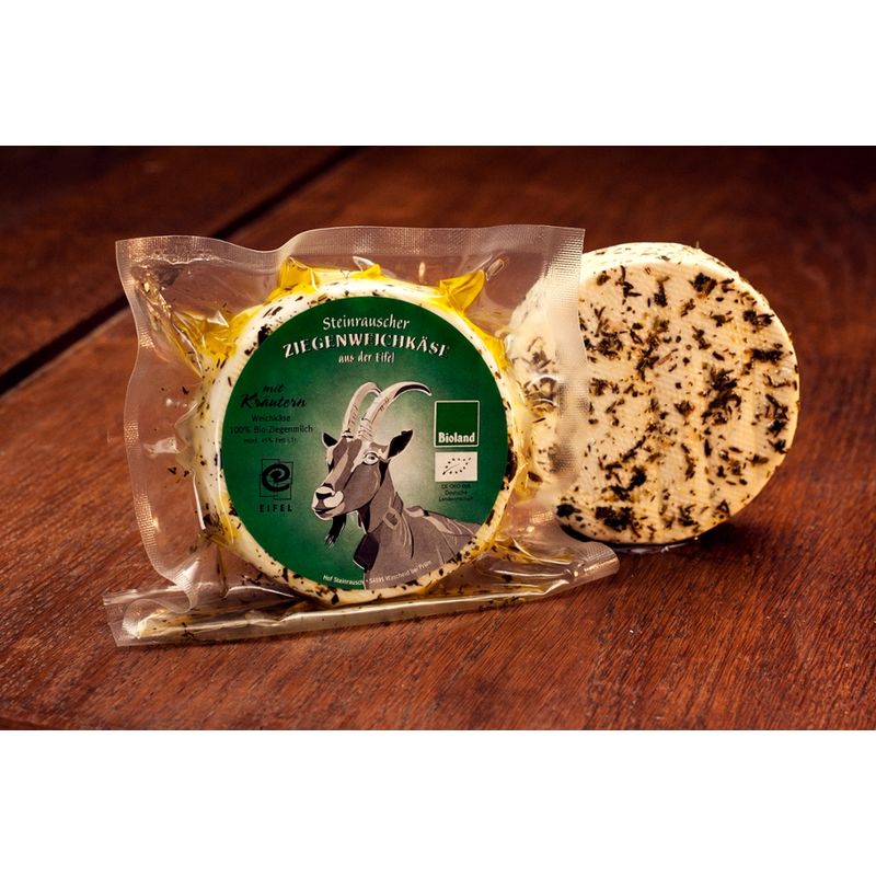 Hof Steinrausch Steinrauscher Ziegenweichkäse in Öl - Produktbild