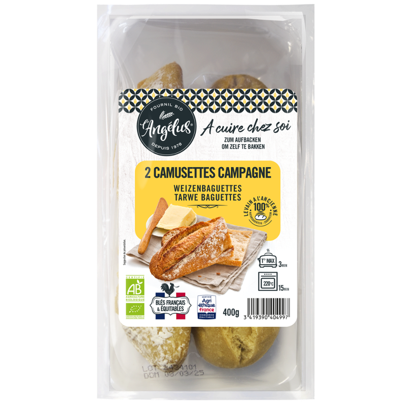 L'Angélus Weizenbaguettes 2x200g zum Aufbacken - Produktbild