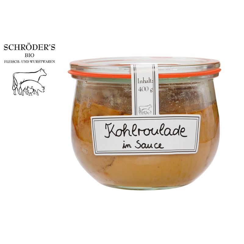 Schröder's Bio Fleisch- und Wurstwaren Kohlroulade im Glas - Produktbild