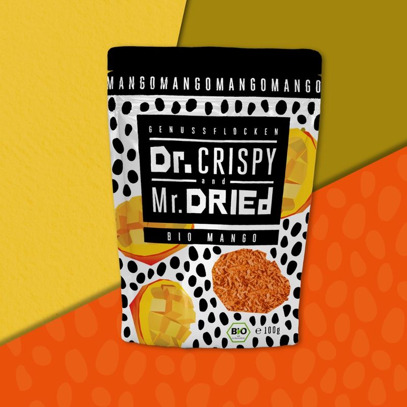 Dr. Crispy & Mr. Dried Bio Mangoflocken - Produktbild