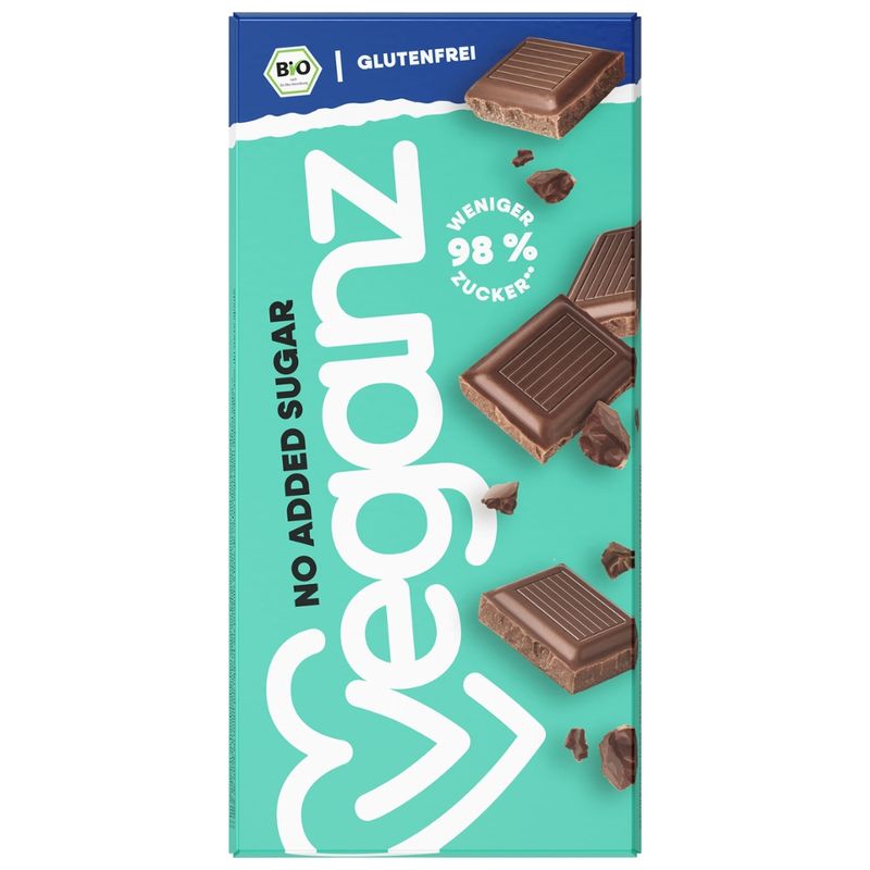 Veganz BIO Veganz No Added Sugar 80g - Produktbild