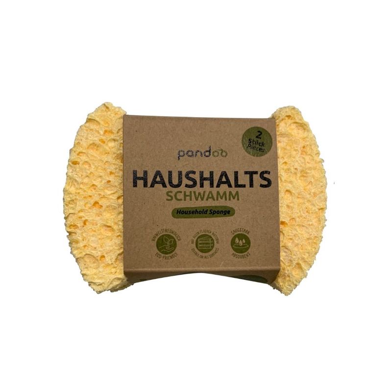 pandoo Haushaltsschwamm - nachhaltiger Spülschwamm, 2 Stück - Produktbild