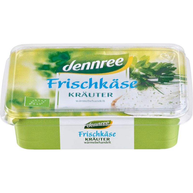 dennree Frischkäse Kräuter, wärmebehandelt - Produktbild