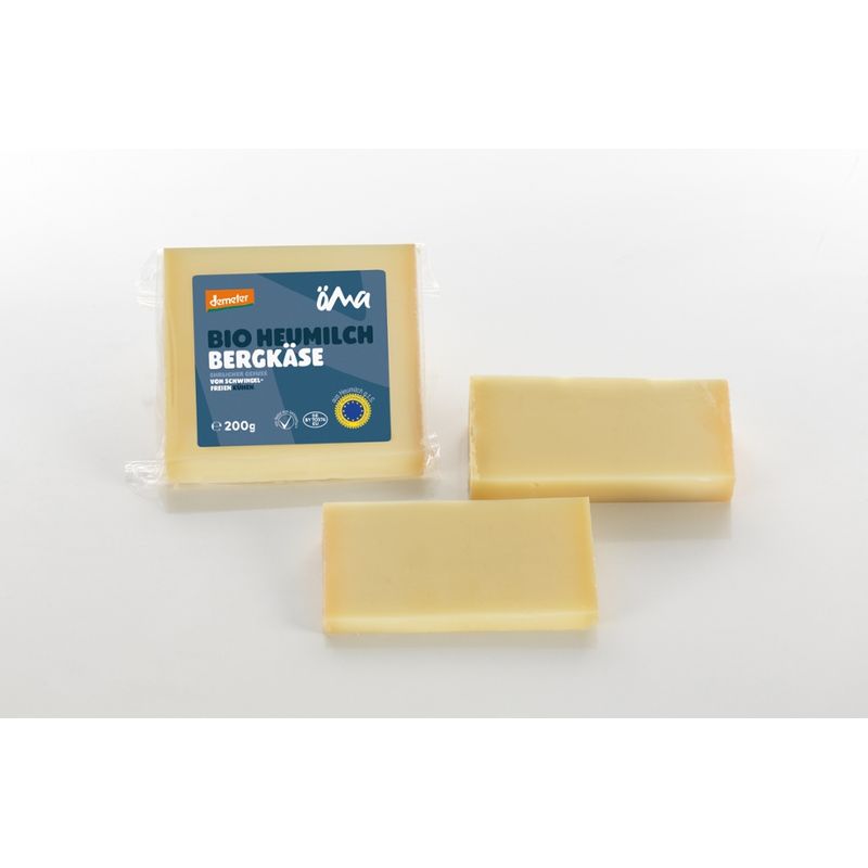 ÖMA ÖMA Heumilch Bergkäse, Demeter - SB - Produktbild
