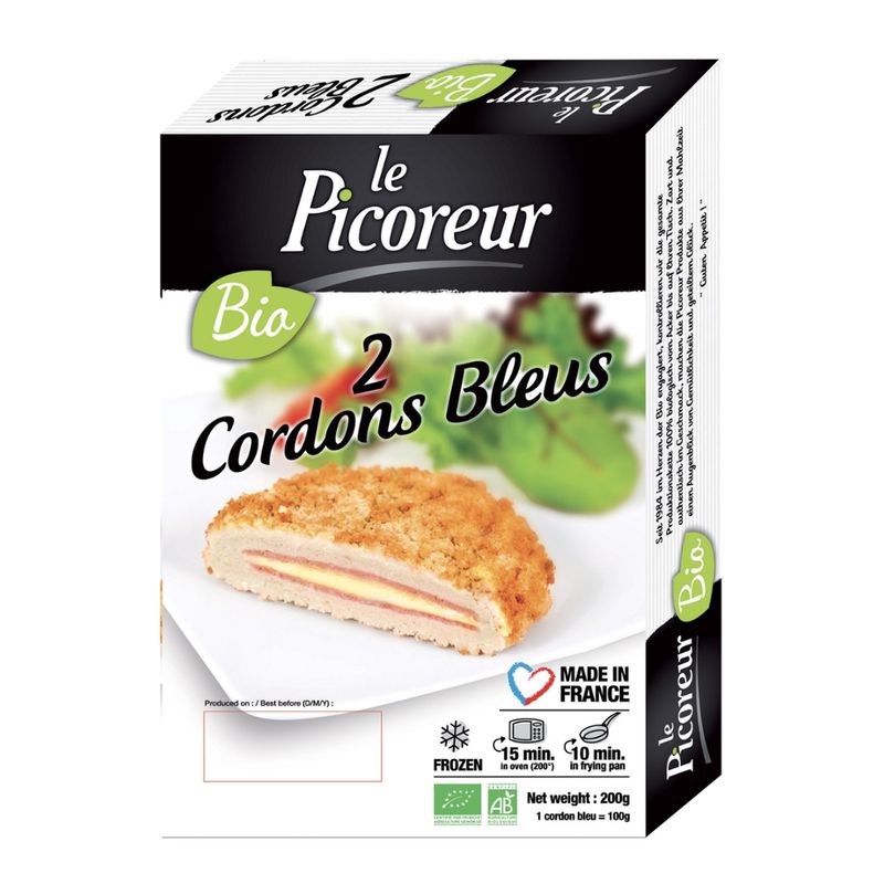 Le Picoreur  BIO GEFLÜGEL CORDON BLEU 200 g TK - Produktbild