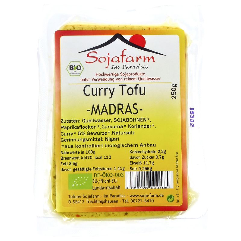 Sojafarm Curry Tofu -MADRAS- - Produktbild